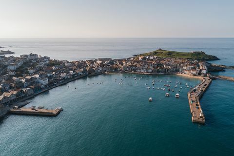 dom na plaży alba, st ives, kornwalia, wielka brytania