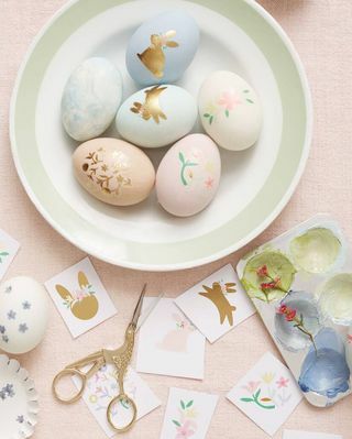 Zestaw tatuaży dekorujących jajka