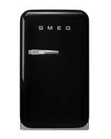 Smeg 1,5 cu ft. Kompaktowa lodówka, czarna