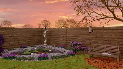 Wymarzony ogród brytyjski CGI