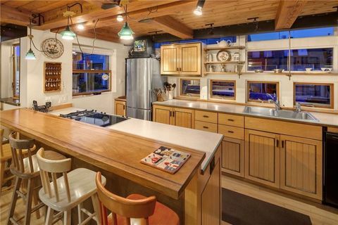 Seattle Houseboat Kitchen