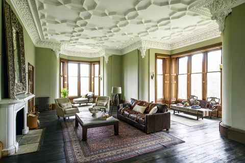 Crawfordton House, Scottish Baronial Mansion House - zamek