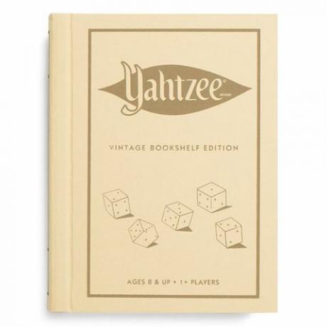 Vintage Lniana książka Yahtzee