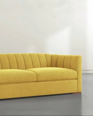 Żółta sofa Audrey