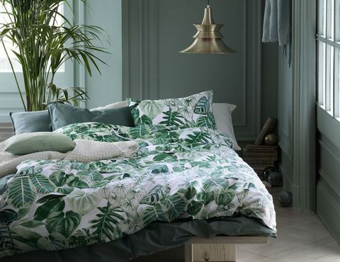 kolorystyka sypialni w kolorze zielonym