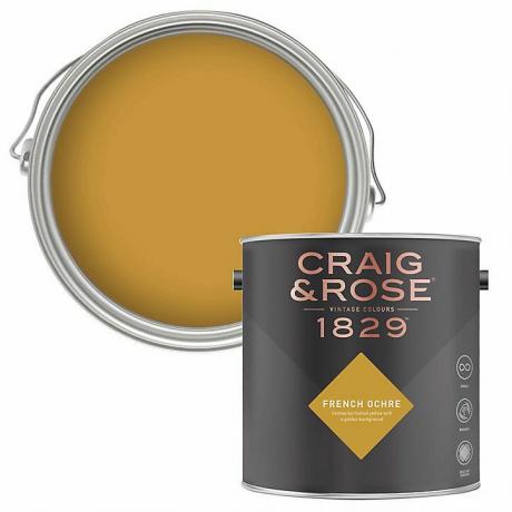 Craig & Rose 1829 francuska farba emulsyjna w kolorze ochry