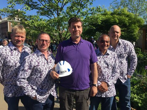 Ogród BBC DIY SOS Nick Knowles