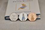 Moneta Peter Rabbit 50p jest wydawana przez Royal Mint