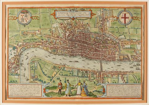 Część 206 - mapa Londynu - Sotheby's