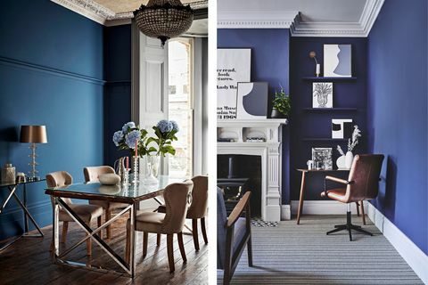 najbardziej popularne kolory domu na instagramie royal blue