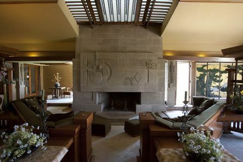 Hollyhock House Franka Lloyda Wrighta