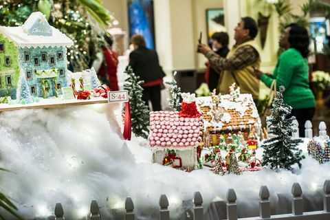 Przestrzeń publiczna, Ludzko, Dekoracja świąteczna, Boże Narodzenie, Zima, Klient, Wigilia, Iglaste, 